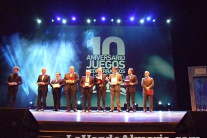 Celebración en el Auditorio Maestro Padilla de Almería de la Gala del X Aniversario de la celebración de los Juegos Mediterráneos Almer