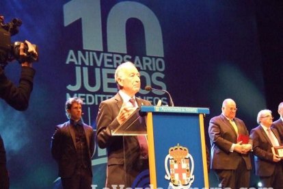 Celebración en el Auditorio Maestro Padilla de Almería de la Gala del X Aniversario de la celebración de los Juegos Mediterráneos Almer