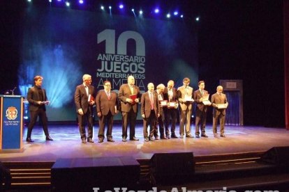 Celebración en el Auditorio Maestro Padilla de Almería de la Gala del X Aniversario de la celebración de los Juegos Mediterráneos Almer