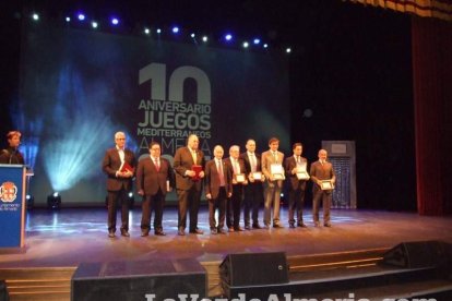 Celebración en el Auditorio Maestro Padilla de Almería de la Gala del X Aniversario de la celebración de los Juegos Mediterráneos Almer
