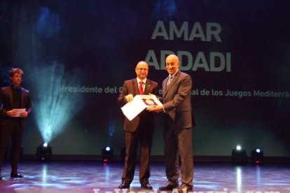 Celebración en el Auditorio Maestro Padilla de Almería de la Gala del X Aniversario de la celebración de los Juegos Mediterráneos Almer