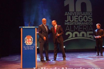 Celebración en el Auditorio Maestro Padilla de Almería de la Gala del X Aniversario de la celebración de los Juegos Mediterráneos Almer