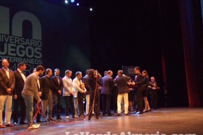 Celebración en el Auditorio Maestro Padilla de Almería de la Gala del X Aniversario de la celebración de los Juegos Mediterráneos Almer
