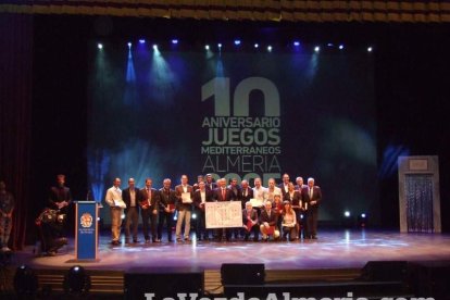 Celebración en el Auditorio Maestro Padilla de Almería de la Gala del X Aniversario de la celebración de los Juegos Mediterráneos Almer