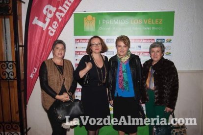 Gala de entrega de los I Premios Los Vélez celebrada en María.