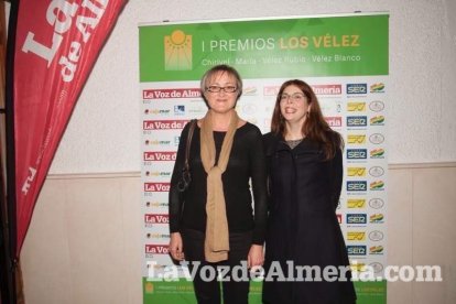 Gala de entrega de los I Premios Los Vélez celebrada en María.