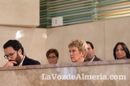 Pleno extraordinario en el que Luis Rogelio Rodríguez- Comendador ha dimitido como alcalde de Almería dando paso a Ramón Fernández-Pache