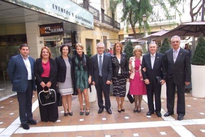 Junto a la decana, María del Mar Gázquez, han asistido los colectivos judiciales de Almería. Fotos: JA Barrios