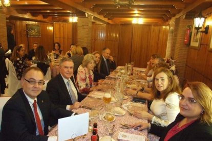 Junto a la decana, María del Mar Gázquez, han asistido los colectivos judiciales de Almería. Fotos: JA Barrios