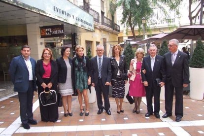 Junto a la decana, María del Mar Gázquez, han asistido los colectivos judiciales de Almería. Fotos: JA Barrios