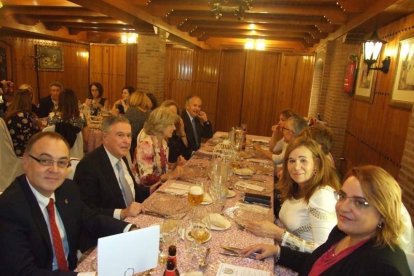 Junto a la decana, María del Mar Gázquez, han asistido los colectivos judiciales de Almería. Fotos: JA Barrios