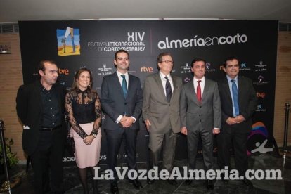 Gala de apertura del Festival de Cortometrajes Almería en corto en la que ha tenido lugar la entrega del premio Almería, tierra de cine al