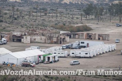 Rodaje de la película Assassin’s Creed en Almería. Fotos: Fran Muñoz.