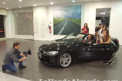 El concesionario BMW Premium Almería de Huércal de Almería presentó los nuevos modelos BMW X1 Y Mini ClubMan. Fotos JA Barrios.
