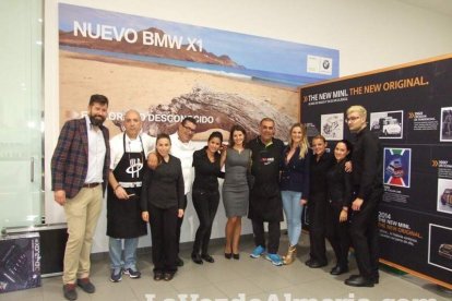 El concesionario BMW Premium Almería de Huércal de Almería presentó los nuevos modelos BMW X1 Y Mini ClubMan. Fotos JA Barrios.