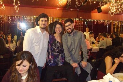 Alumnos de 4º de Fisioterapia de la UAL celebran su cena de Navidad. Medio centenar de alumnos del grado de Fisioterapia se reúnen en el R