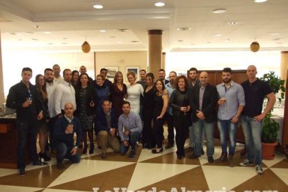 Los deportistas del Crossfit Almería celebran la Navidad en el Club de Mar. Fotos: JA Barrios.