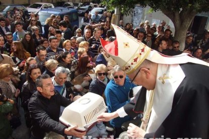 San Antón llena el casco histórico de mascotas