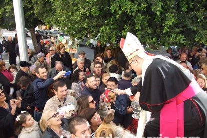 San Antón llena el casco histórico de mascotas