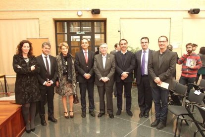 El acto de la Facultad de Derecho de la UAL, lo ha presidido el rector Carmelo Rodríguez. Fotos: JA Barrios