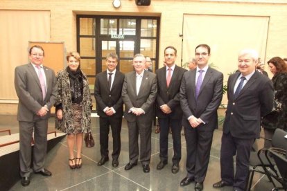 El acto de la Facultad de Derecho de la UAL, lo ha presidido el rector Carmelo Rodríguez. Fotos: JA Barrios