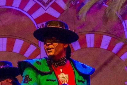 La comparsa ‘F28’, en la semifinal de Málaga