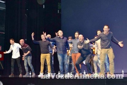 La comparsa ‘F28’, en la semifinal de Málaga