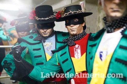 La comparsa ‘F28’, en la semifinal de Málaga