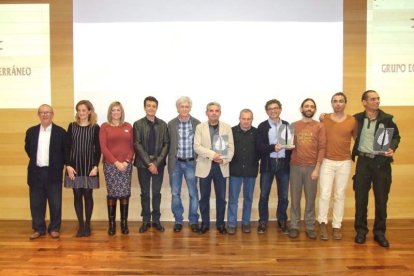 El cantante Manolo García ejerció de introductor en la gala celebrada en la Casa de las Mariposas. Fotos: JA Barrios