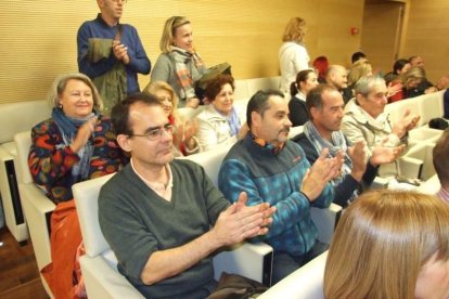 El cantante Manolo García ejerció de introductor en la gala celebrada en la Casa de las Mariposas. Fotos: JA Barrios