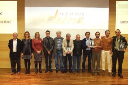 El cantante Manolo García ejerció de introductor en la gala celebrada en la Casa de las Mariposas. Fotos: JA Barrios