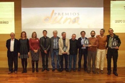 El cantante Manolo García ejerció de introductor en la gala celebrada en la Casa de las Mariposas. Fotos: JA Barrios