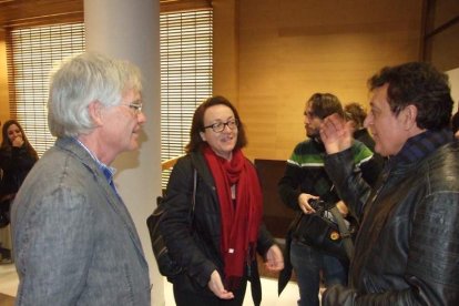 El cantante Manolo García ejerció de introductor en la gala celebrada en la Casa de las Mariposas. Fotos: JA Barrios
