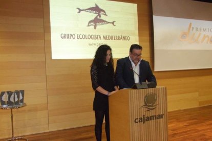 El cantante Manolo García ejerció de introductor en la gala celebrada en la Casa de las Mariposas. Fotos: JA Barrios