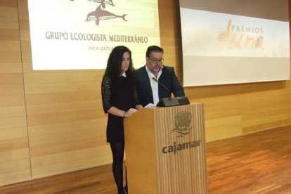 El cantante Manolo García ejerció de introductor en la gala celebrada en la Casa de las Mariposas. Fotos: JA Barrios