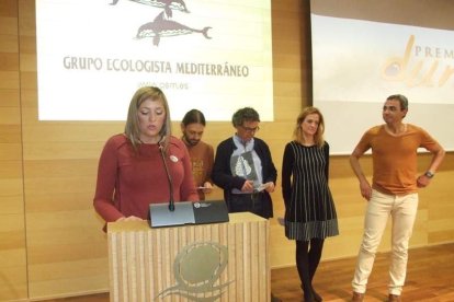 El cantante Manolo García ejerció de introductor en la gala celebrada en la Casa de las Mariposas. Fotos: JA Barrios