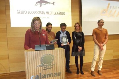El cantante Manolo García ejerció de introductor en la gala celebrada en la Casa de las Mariposas. Fotos: JA Barrios