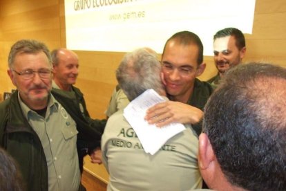 El cantante Manolo García ejerció de introductor en la gala celebrada en la Casa de las Mariposas. Fotos: JA Barrios