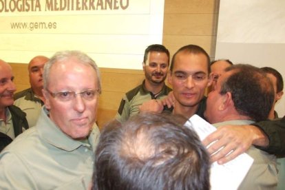 El cantante Manolo García ejerció de introductor en la gala celebrada en la Casa de las Mariposas. Fotos: JA Barrios