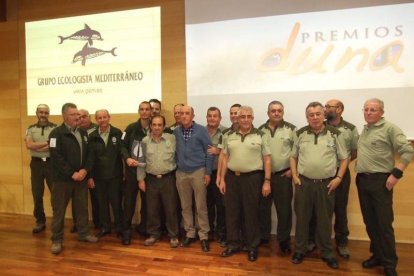 El cantante Manolo García ejerció de introductor en la gala celebrada en la Casa de las Mariposas. Fotos: JA Barrios