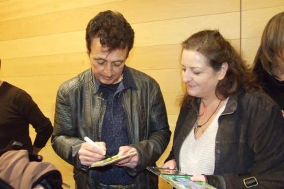El cantante Manolo García ejerció de introductor en la gala celebrada en la Casa de las Mariposas. Fotos: JA Barrios