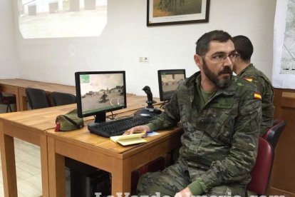 El general Ian Mortimer, mando en 2017, visita la base de Viator y revisa los recursos de la Legión.