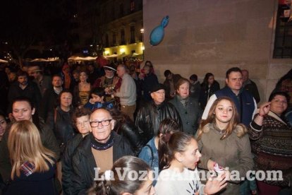 Lectura del Pregón del Carnaval de Almería a cargo de Juan Antonio Barrios. Fotos: Fran Muñoz.