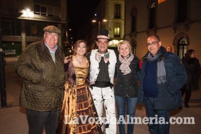 Lectura del Pregón del Carnaval de Almería a cargo de Juan Antonio Barrios. Fotos: Fran Muñoz.
