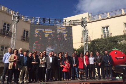 El ‘Oro rojo’, protagonista en la Plaza Vieja. Las empresas del sector y las instituciones almerienses se suman a un reconocimiento uná