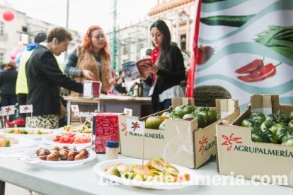 El ‘Oro rojo’, protagonista en la Plaza Vieja. Las empresas del sector y las instituciones almerienses se suman a un reconocimiento uná