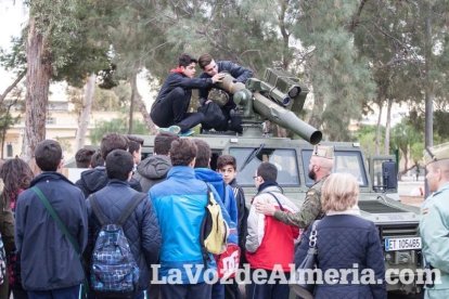 La Brigada de la Legión (Brileg) abre sus puertas a centros escolares de la provincia. Fotos: Fran Muñoz