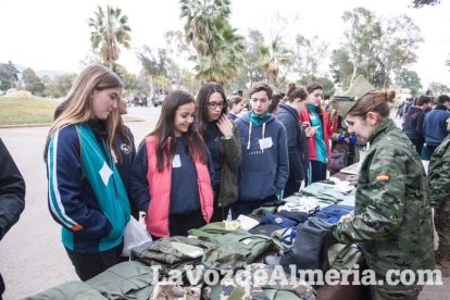 La Brigada de la Legión (Brileg) abre sus puertas a centros escolares de la provincia. Fotos: Fran Muñoz