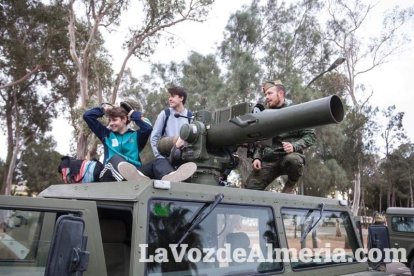 La Brigada de la Legión (Brileg) abre sus puertas a centros escolares de la provincia. Fotos: Fran Muñoz