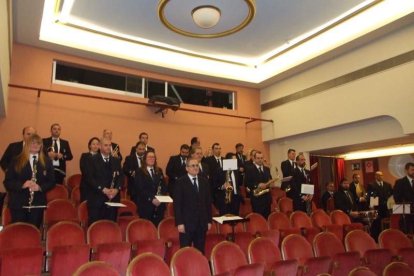 Tomás Cano, canónigo lectoral de la Catedral, presentó a Juan José Martín Campos, canónigo y pregonero oficial de la Semana Santa. Fot